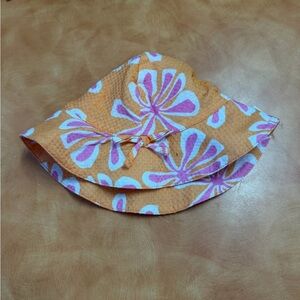 Jessica Simpson Orange and Purple Kids Hat